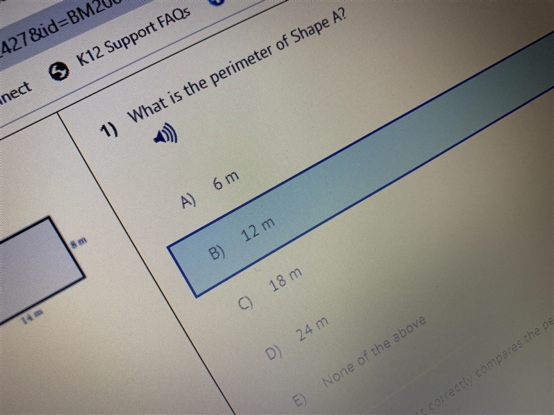 Plzzzz help What is the perimeter of shape A Which statement correctly compares the-example-2