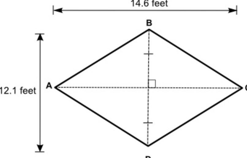 A farm is to be built in the shape of Quadrilateral ABCD, as shown below. All four-example-1