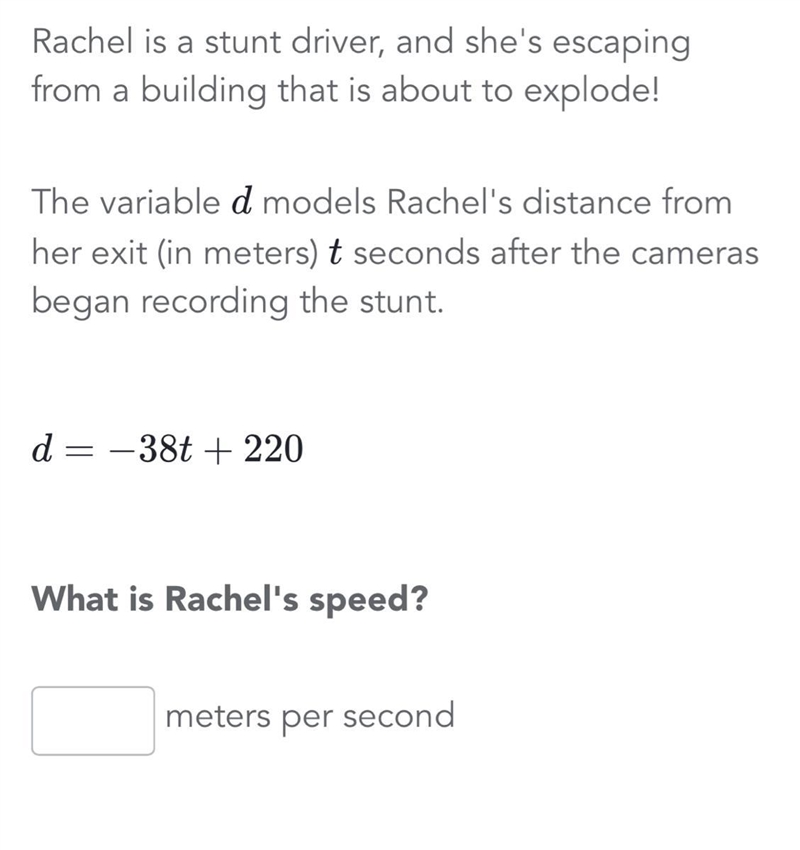 What Is The Meters Per Second ?-example-1