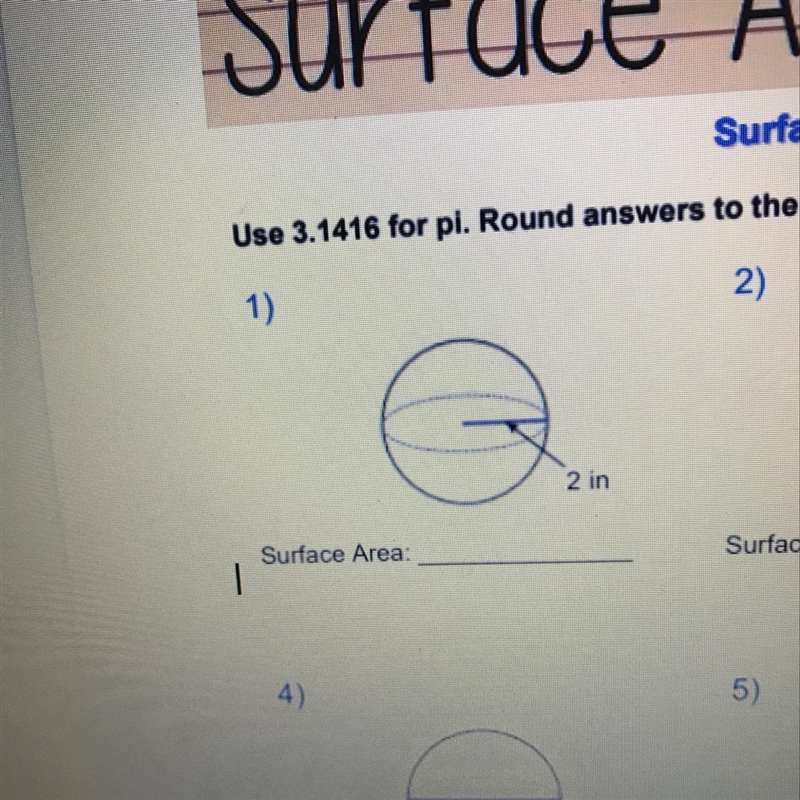 Surface area of a sphere-example-1