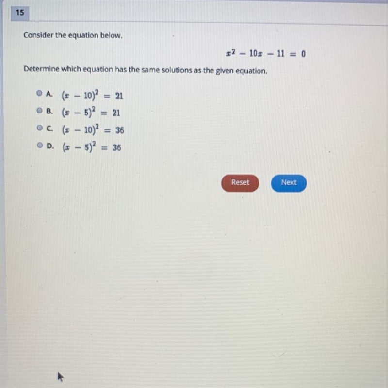 PLEASE HELP!! Consider the equation below. 12 – 101 – 11 = 0 Determine which equation-example-1