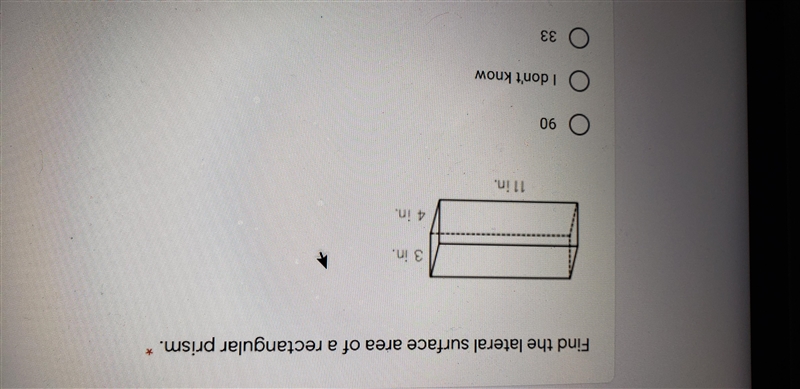 Find the lateral surface area of the rectangular prism.-example-1