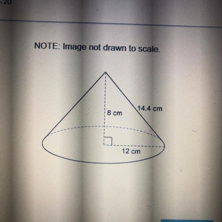 HELP PLEASE What is the volume of this right cone? O 384 pie cm O 691 cm 1038 cm 2073 cm-example-1