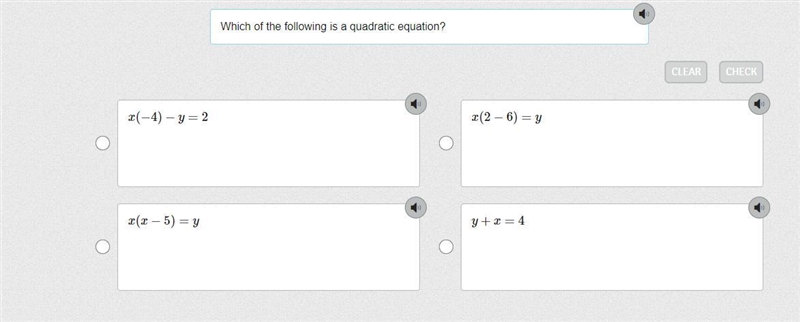 Which of the following is a quadratic equation?-example-1