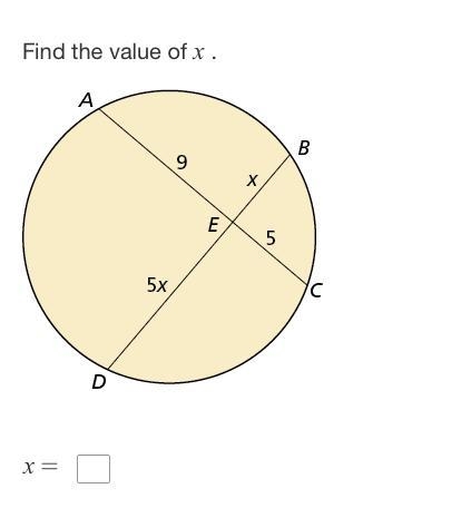 Find the value of x.-example-1