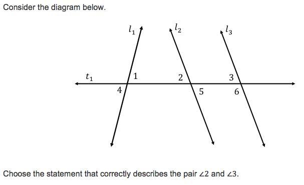 Please help me really quick please!! Answer choices: A) Alternate interior angles-example-1