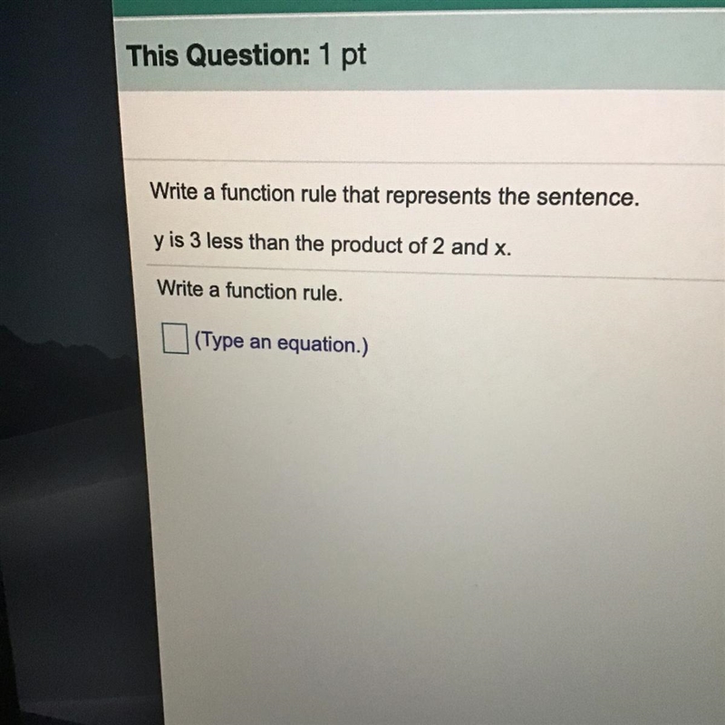 Write a fuction rule that represents the sentence. EASY 30 POINTS!!!!!!!-example-1