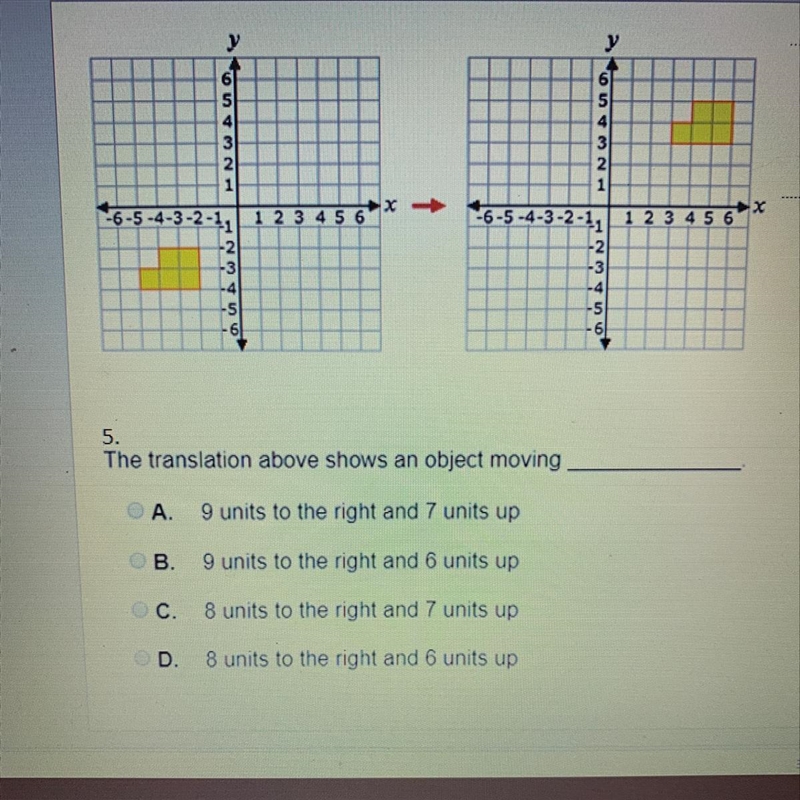 The translation above shows an object moving _________-example-1