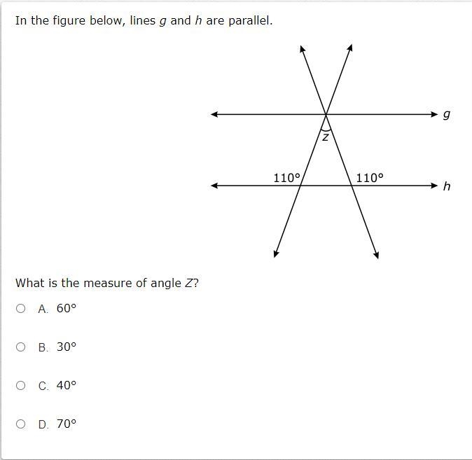 What is the measure of angle Z?-example-1