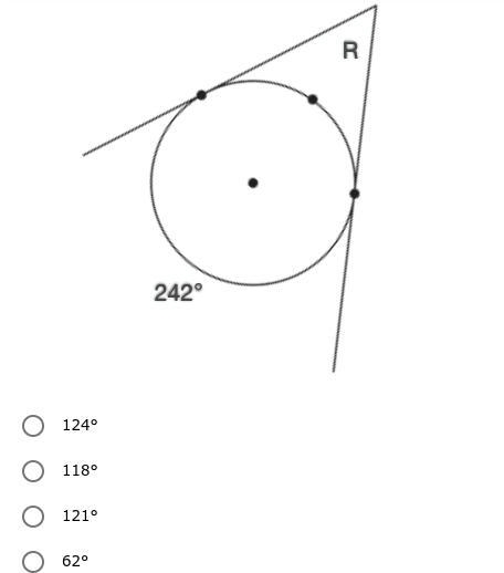 * ANSWER PLS * What is the measure of angle R?-example-1