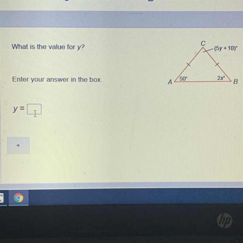 What is the value for y? Enter your answer in the box.-example-1