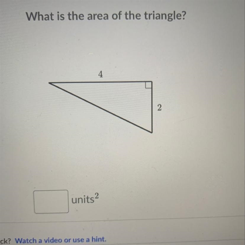 What is the area of the triangle?-example-1