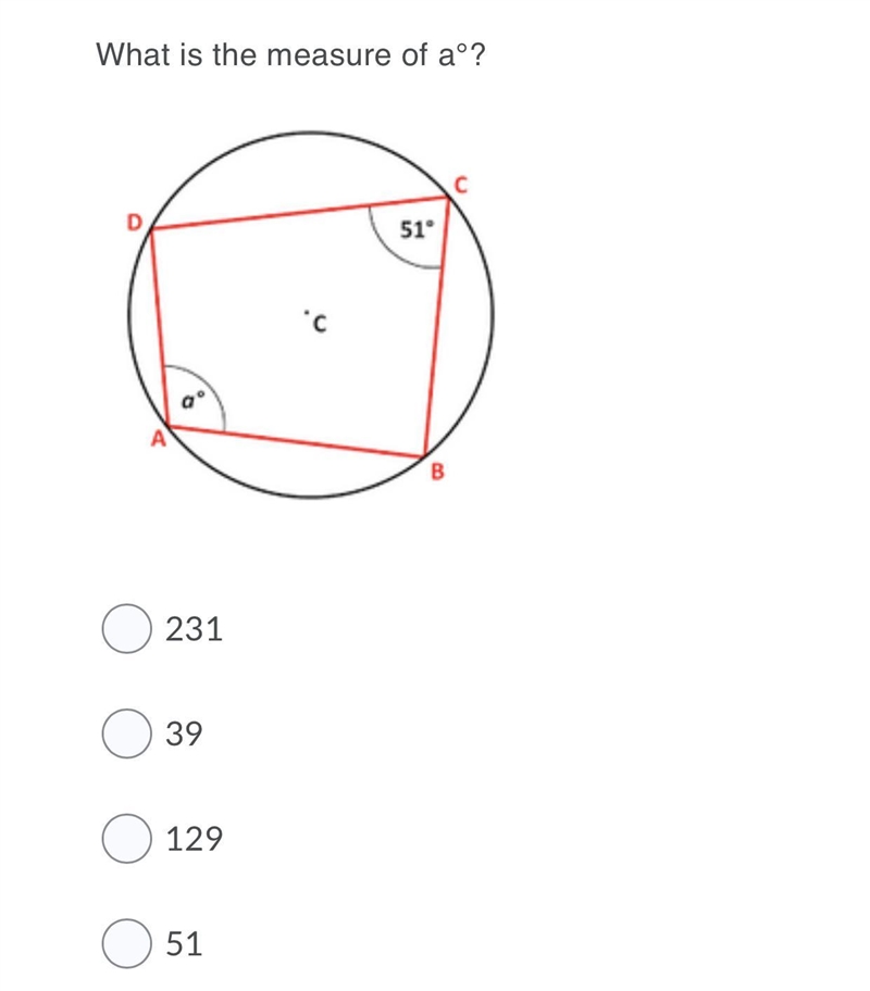 What is the measure of a?-example-1