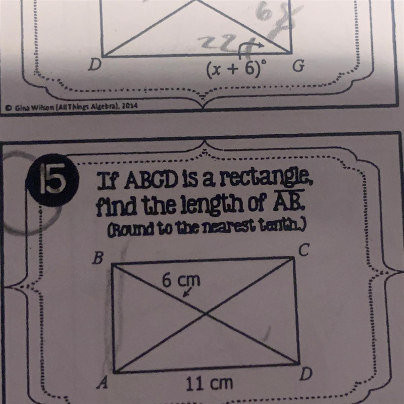 If ABCD is a rectangle, find the measure of-example-1