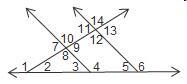 Which pairs of angles are congruent because they are vertical angles? Check all that-example-1