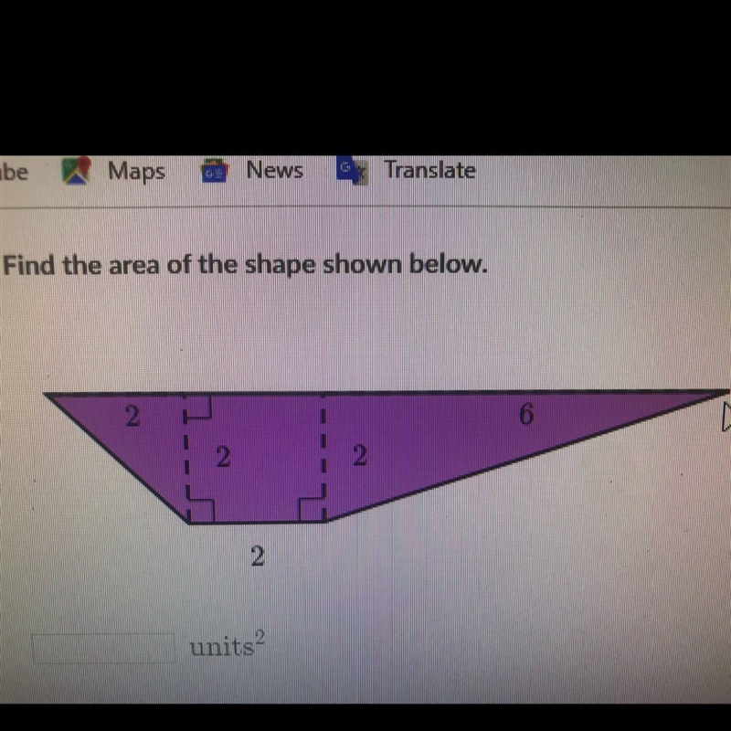 HELP!!! Find the area of the shape shown-example-1