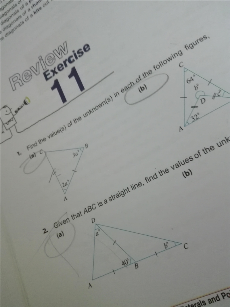 Pls help all the sums below no 1 ab no2 a Do give explanation and show workout-example-1