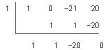 Use the synthetic division shown to help factor the polynomial and solve the equation-example-1