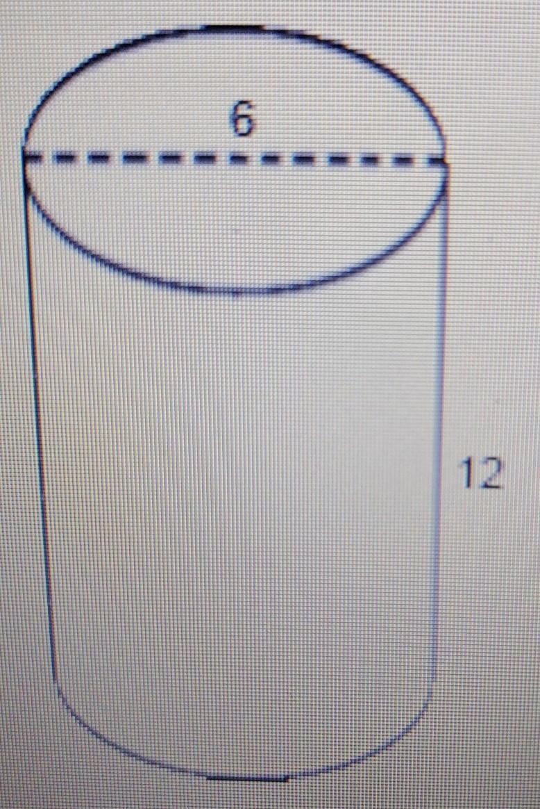 What is the area of the base in the figure below? O 9 square units O 97 square units-example-1