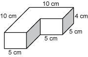 What is the surface area of the figure? Composite figure composed of a two rectangular-example-1