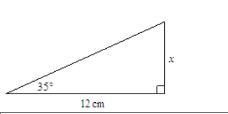 Find the value of x and round to the nearest tenth, im good with all other trigonometry-example-1