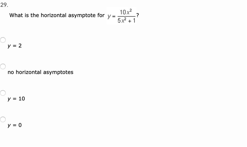 Horizontal asymptotes?-example-1