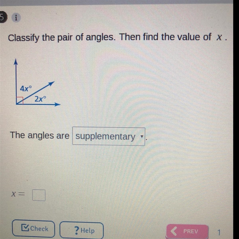 I don’t know the value of x-example-1