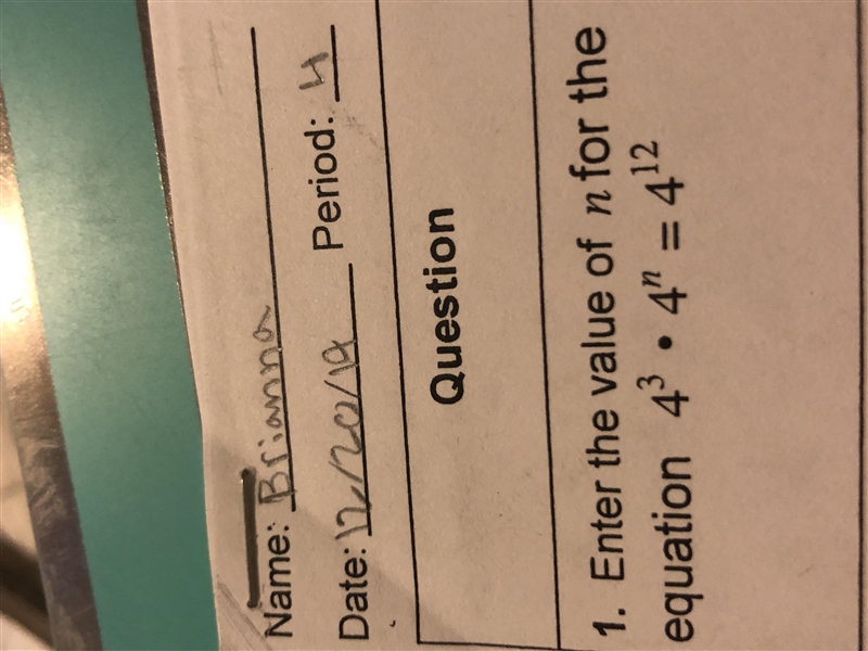 Enter the value of n for the equation-example-1