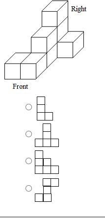 Which of the following is the front view for the model (picture shown below)-example-1