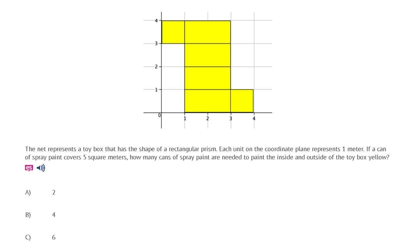 The net represents a toy box that has the shape of a rectangular prism. Each unit-example-1