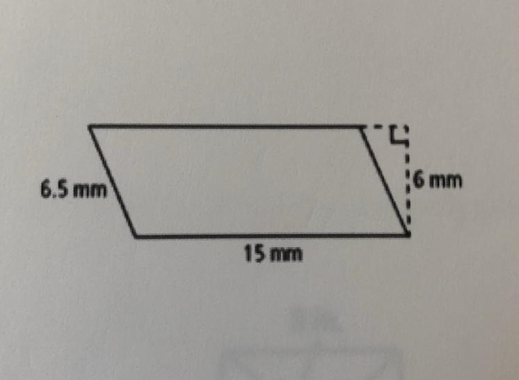 Find the area of the parallelogram.-example-1