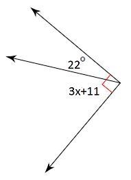 HELP PLEASE !!!2. Solve for x in the figure below. Show your work.-example-1