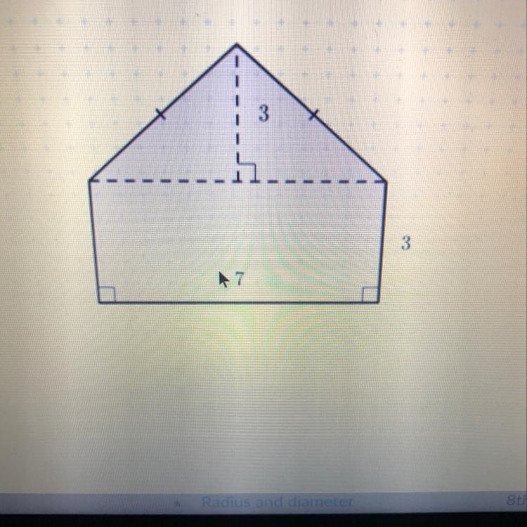 What is the area of the shape?-example-1