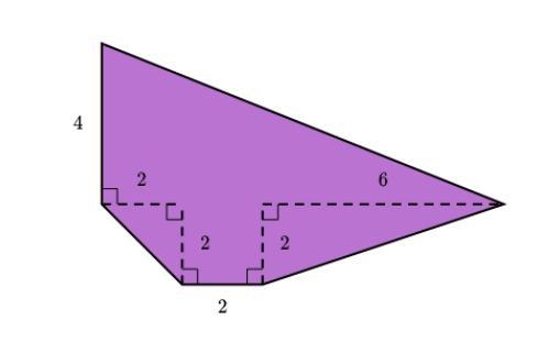 Find the area of the shape shown below.-example-1