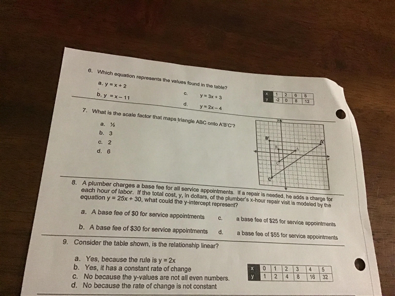 Please help me I’m desperate for help.........due tomorrow multiple choice-example-1