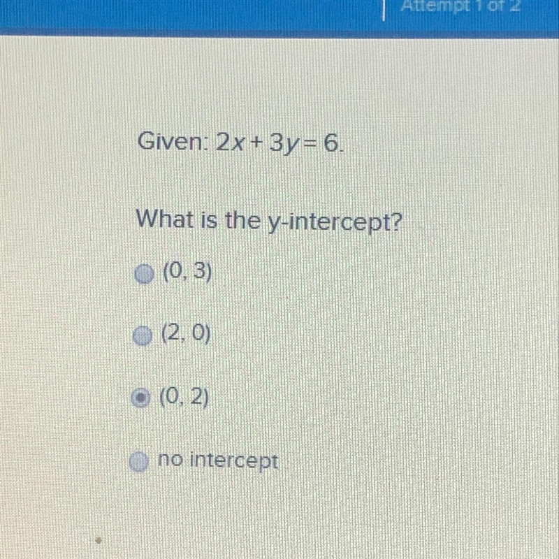 What is the Y-intercept ??-example-1