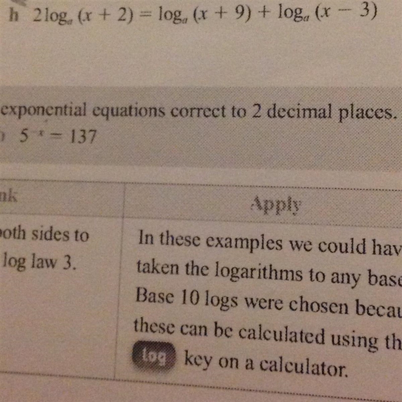 If you're good at logarithms please help me with question h and show full working-example-1