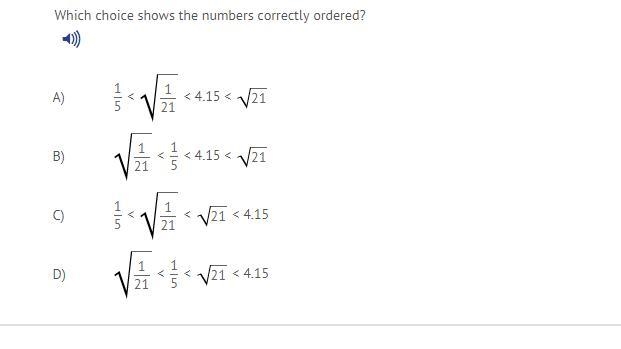 Which choice shows the numbers correctly ordered? Please help me I will give out extra-example-1