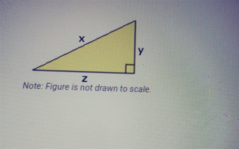 If y = 8 cm and z = 15 cm, what is the length of x? 13 cm 17 cm 18 cm 21 cm ​-example-1