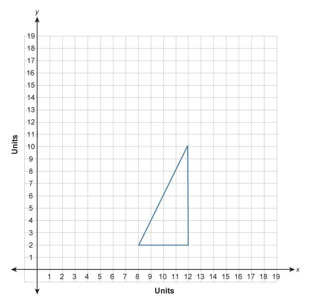 What is the area of the triangle in this coordinate plane?-example-1