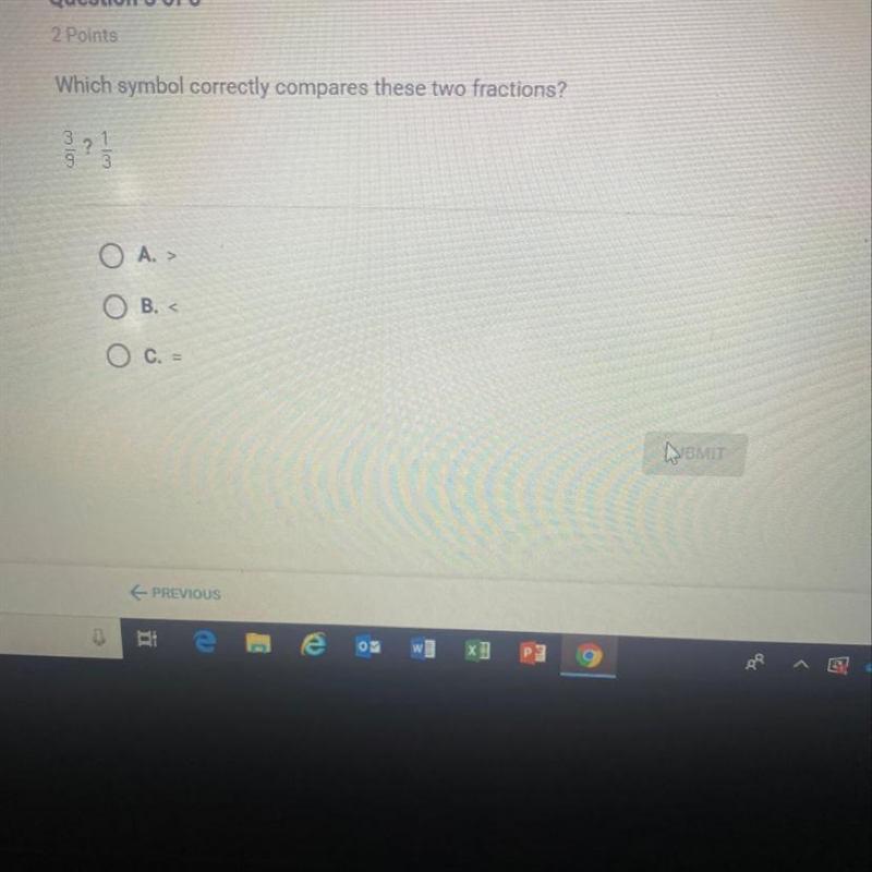 Which symbol correctly compared these two fractions-example-1