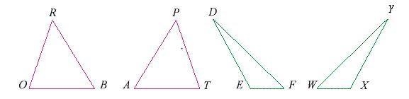 (please help asap!) The figure below shows two pair of congruent triangles. ΔFED≅ ______. ΔWXY-example-1