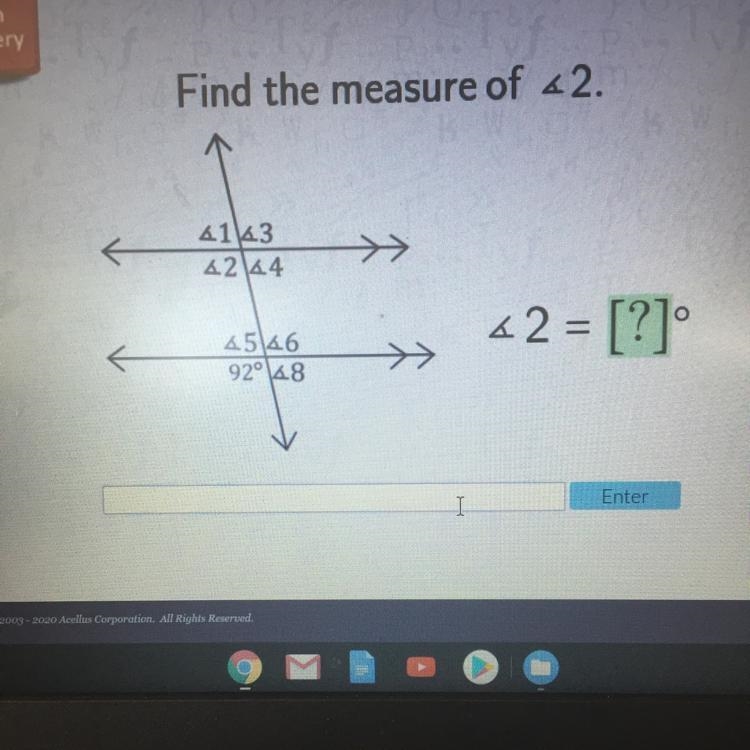 Find the measure of <2-example-1