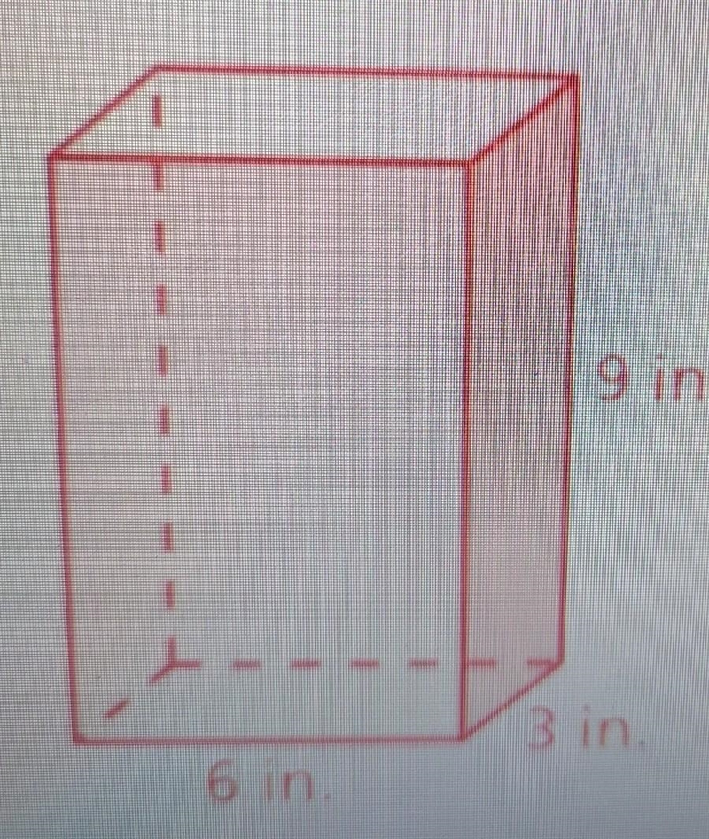 3.) Calculate the volume of the rectangular prism shown.​-example-1