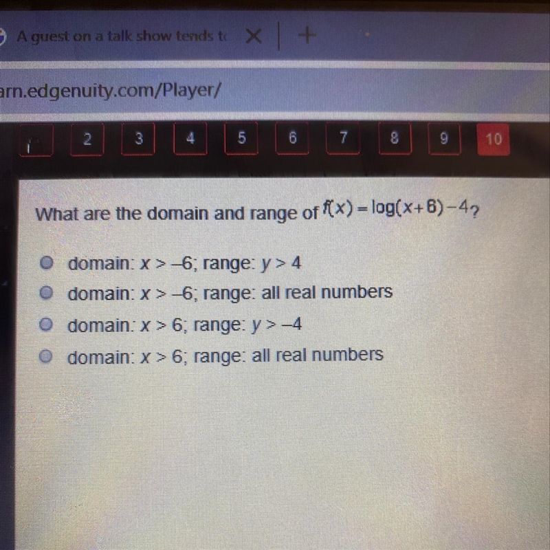 What is the answer to the question ?-example-1