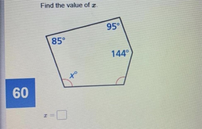 Can someone please help! What does X equal?-example-1