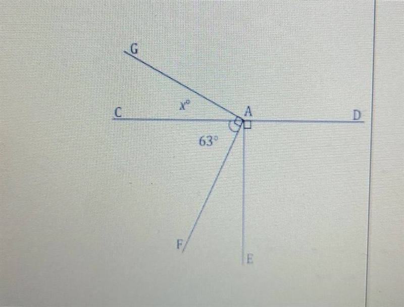 Set up and solve an equation for the value of x. Use the value of x and a relevant-example-1