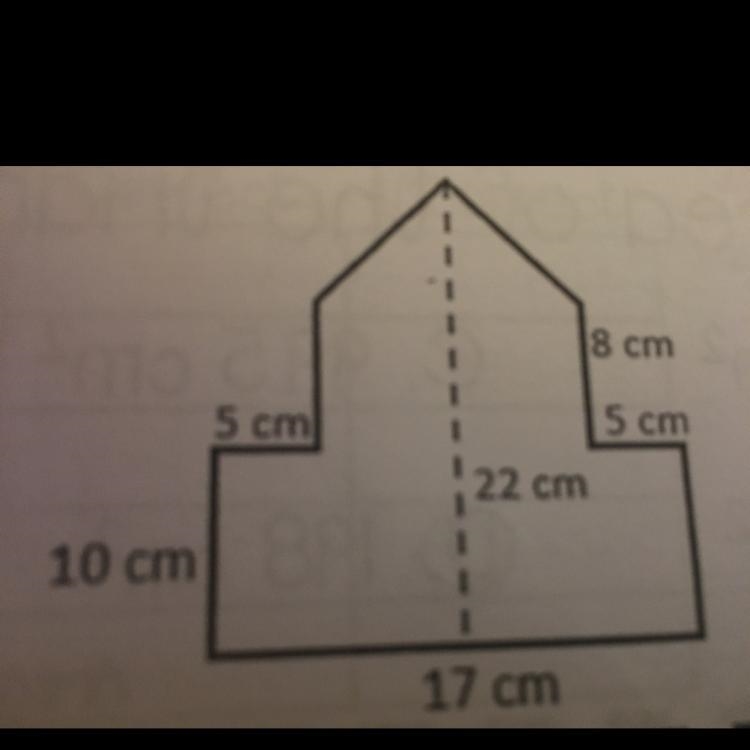 Find the area of the polygon A. 240 cm2 C. 250 cm2 B. 244 cm2 D. 244 cm2-example-1