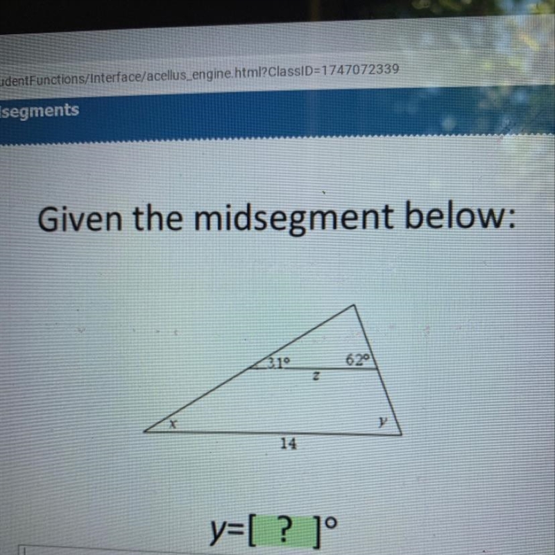 What does Y equal to ?-example-1