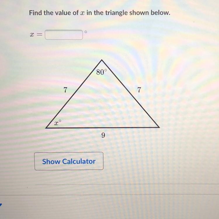 Please help What does X=?-example-1